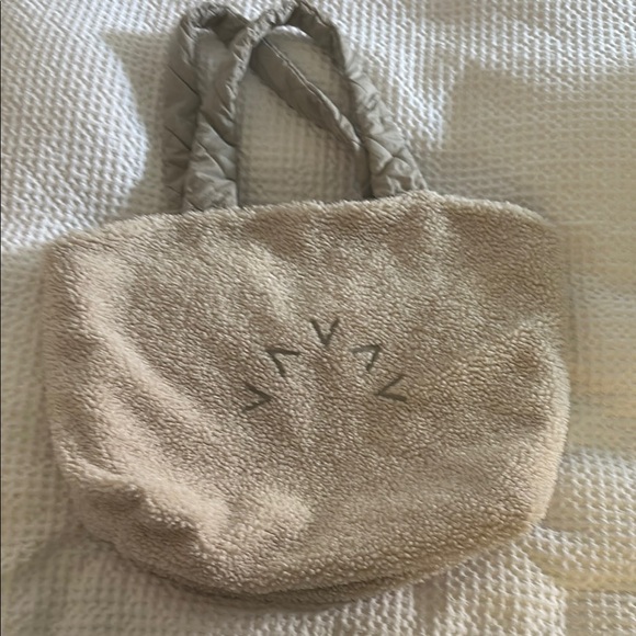 Varley Handbags - Beige Varley Sherpa Tote Bag